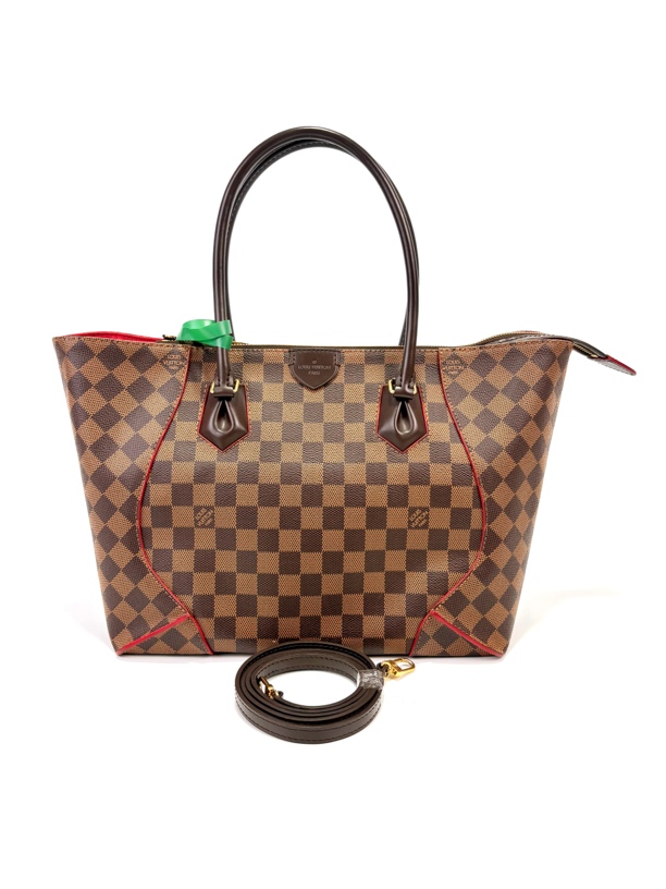 99新 LouisVuitton/路易威登 拾壹/LV棋盘格托特/73636153