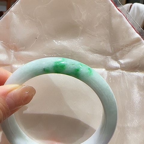 翡翠未镶嵌手镯天然翡翠