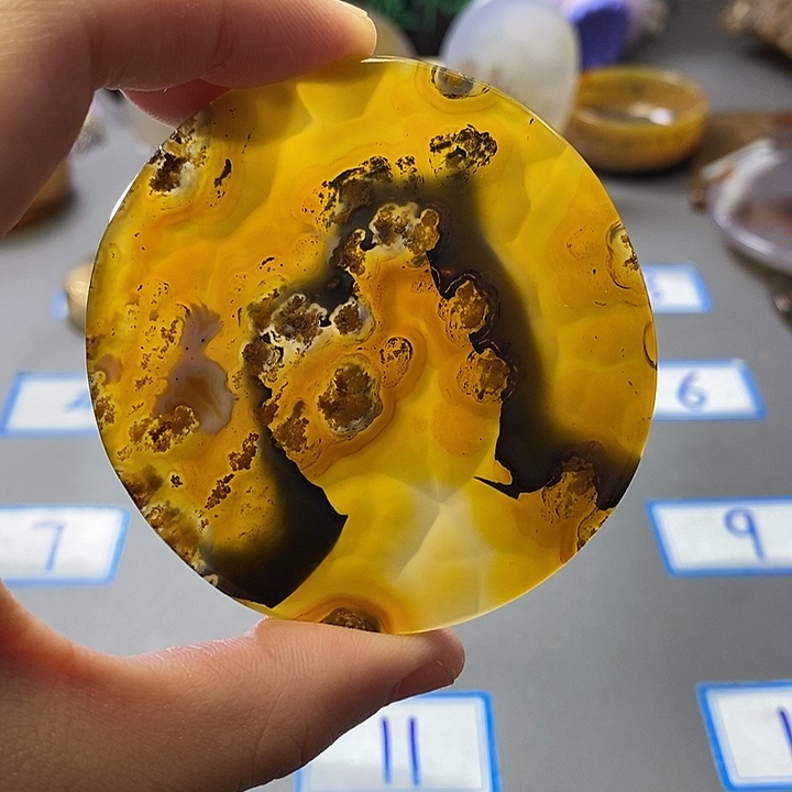 玛瑙/玉髓未镶嵌珠宝半成品2有扣