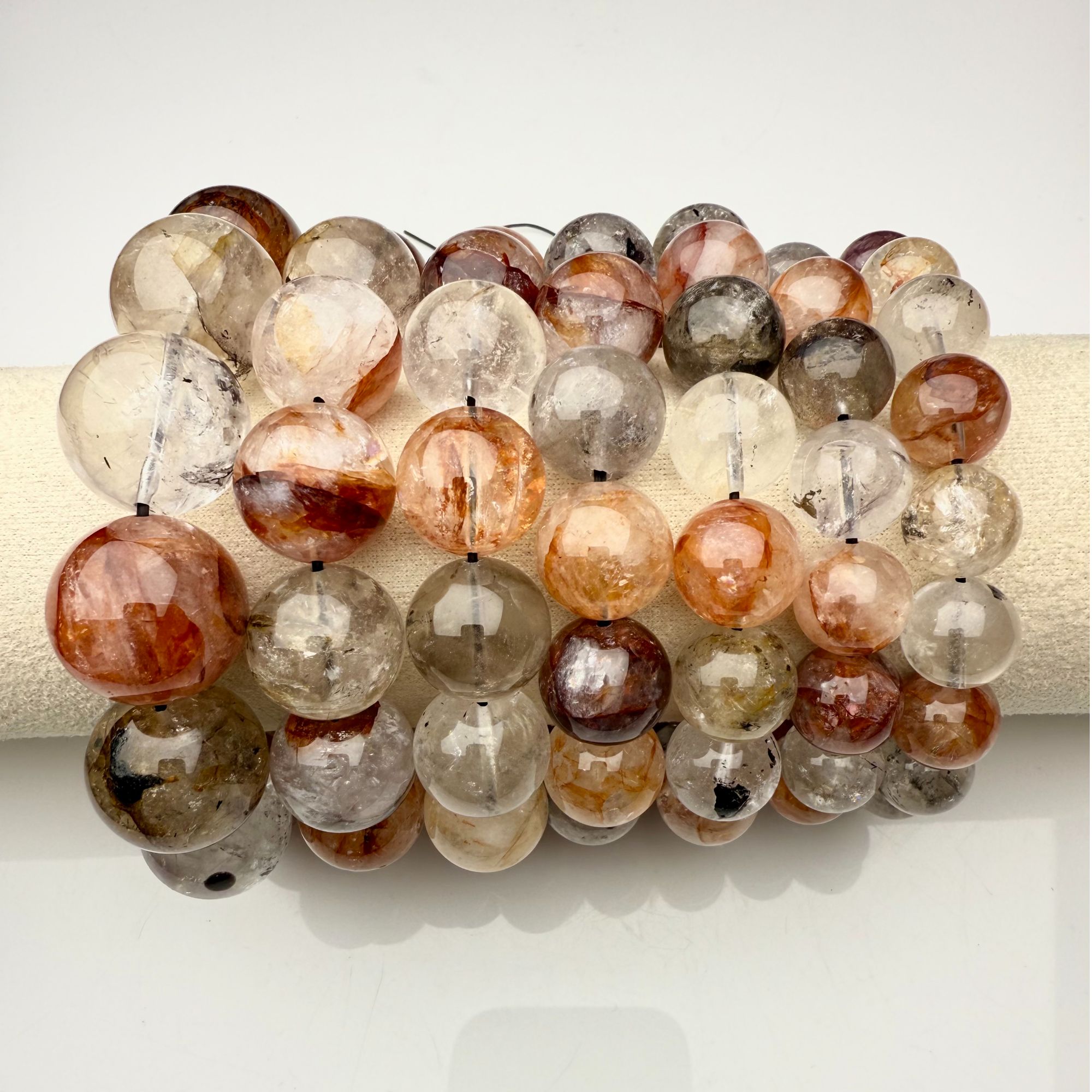 ZBG0719胶花多宝手串（天然珠宝多样性发其一）