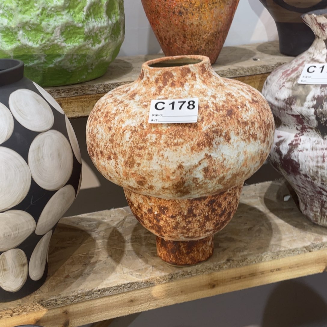 白泥花瓶景德镇陶瓷高度