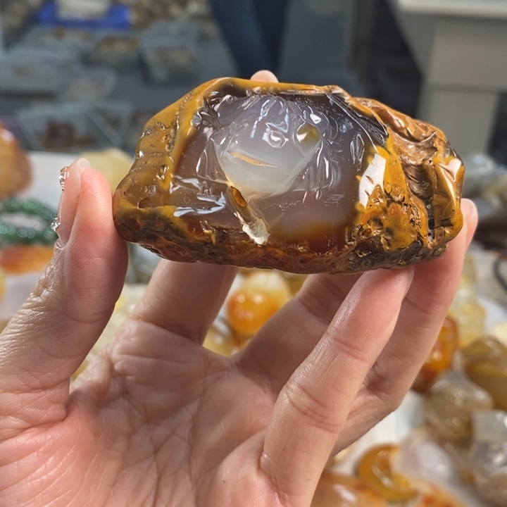 玛瑙/玉髓吊坠(不含链)未镶嵌