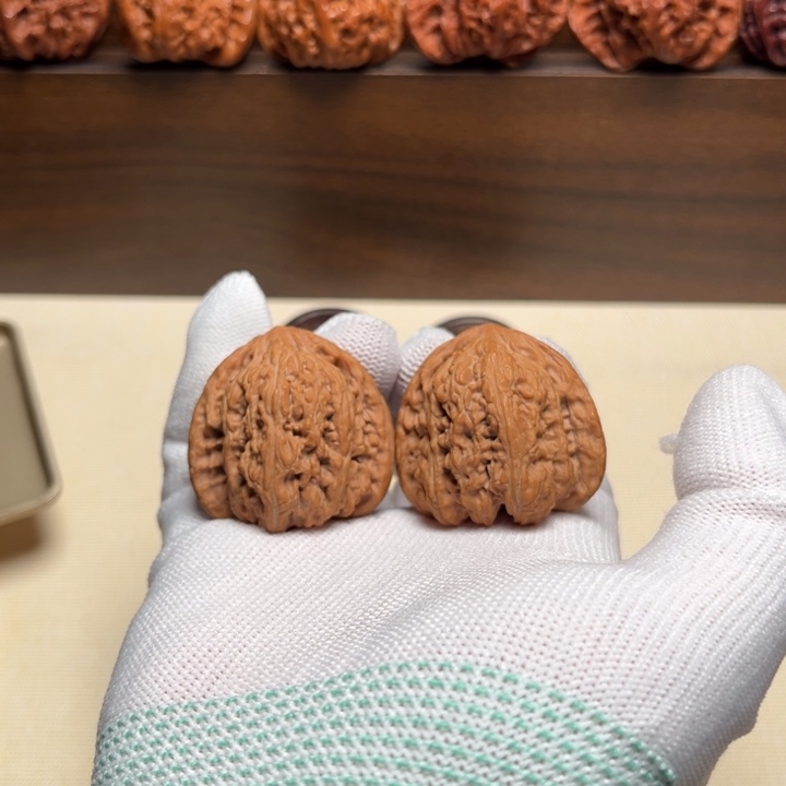 把件文玩核桃老密纹