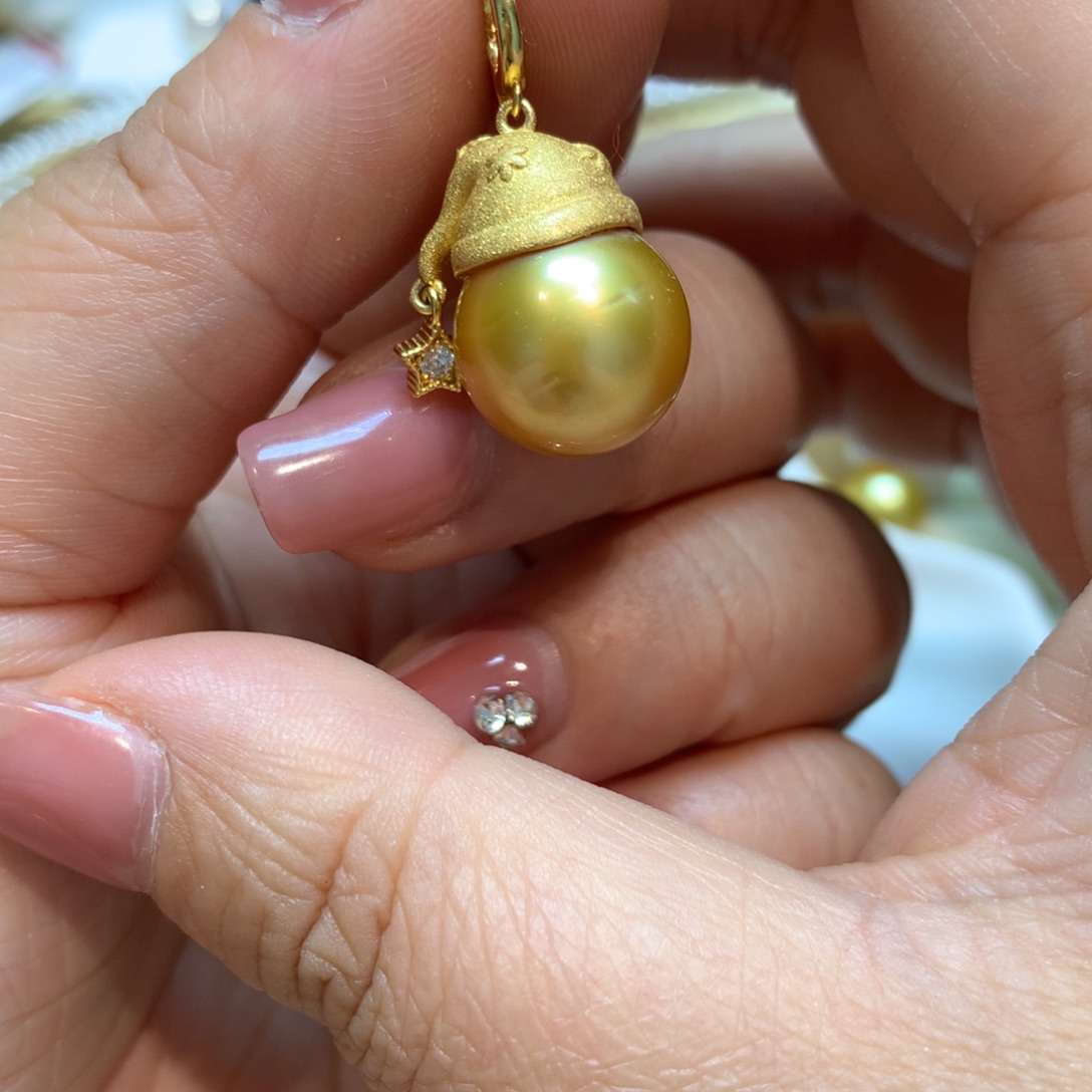 海水珍珠颈饰银S925镶嵌