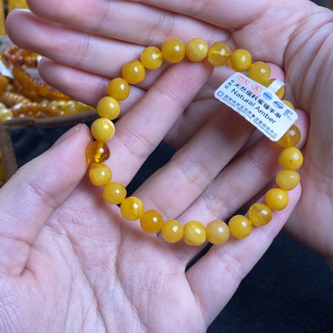 琥珀未镶嵌珠宝奇石