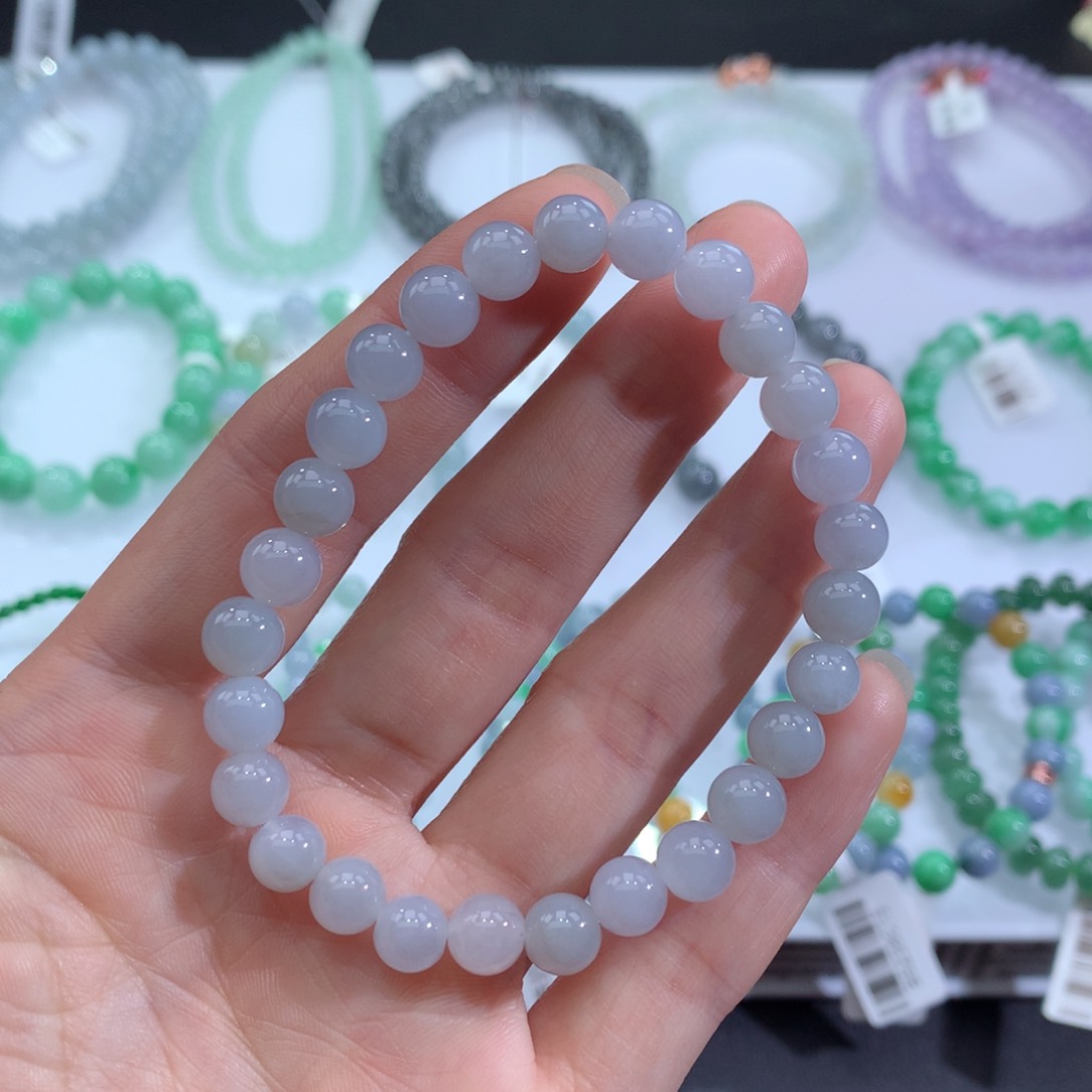 翡翠手链未镶嵌天然