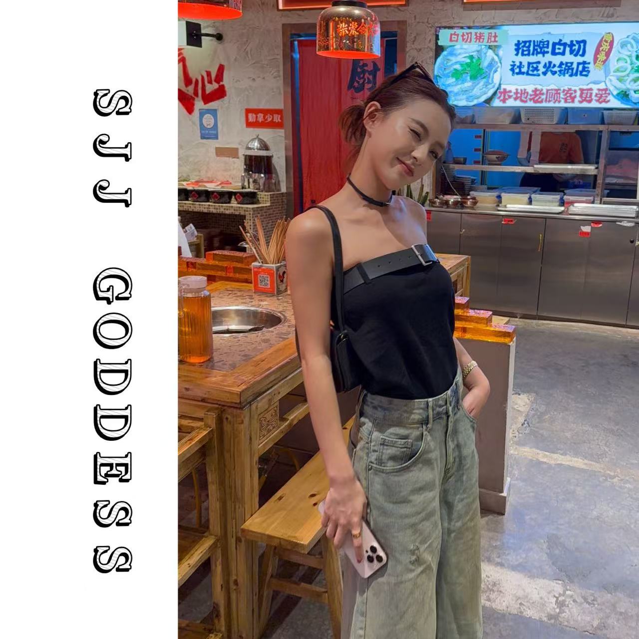 【娇娇私服定制】新款设计师款针织抹胸背心80223#