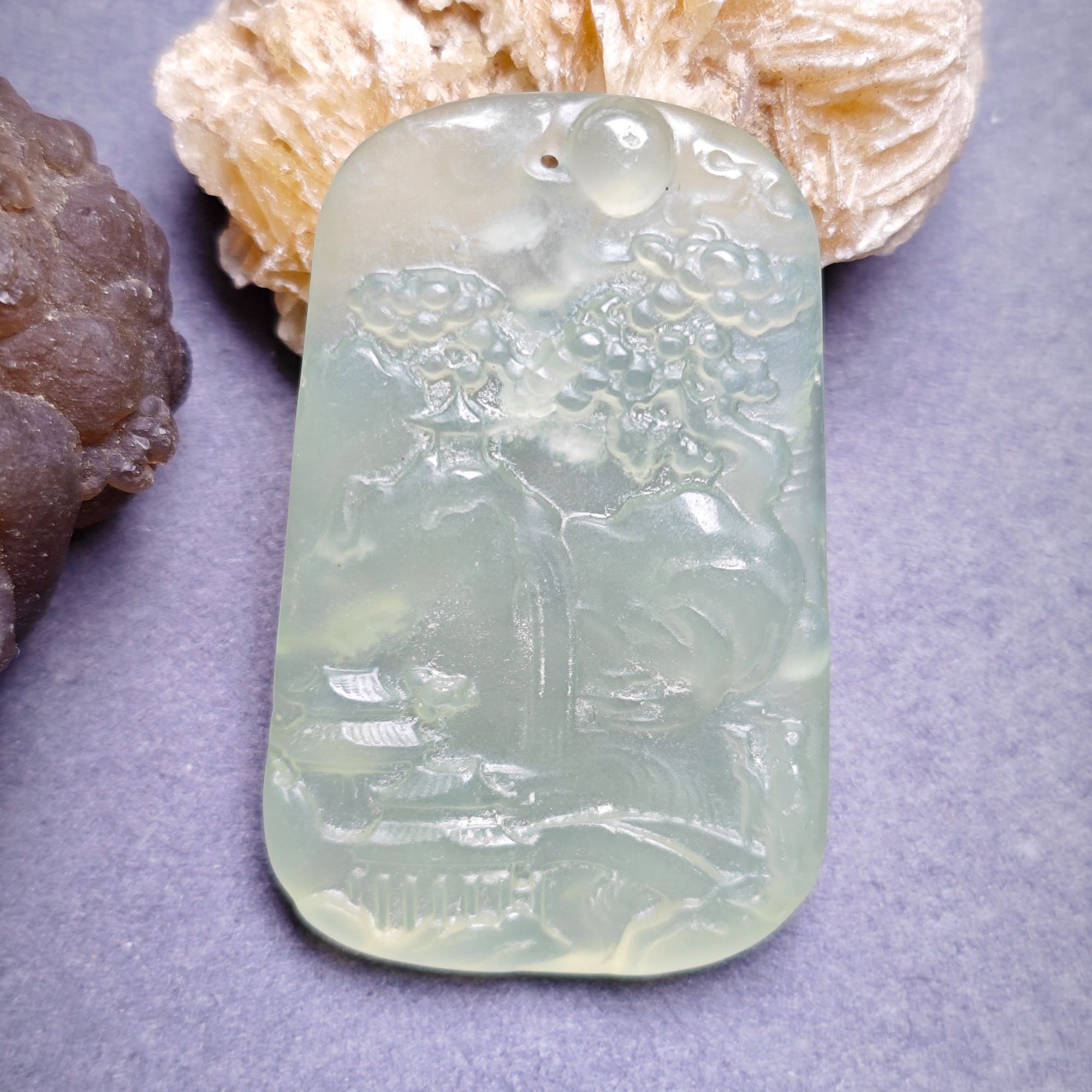   岫玉山水牌/HGZ-XYDZ-94（多样性发货）