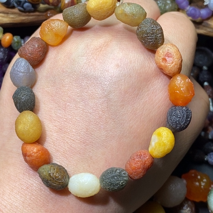 玛瑙/玉髓合金颈饰