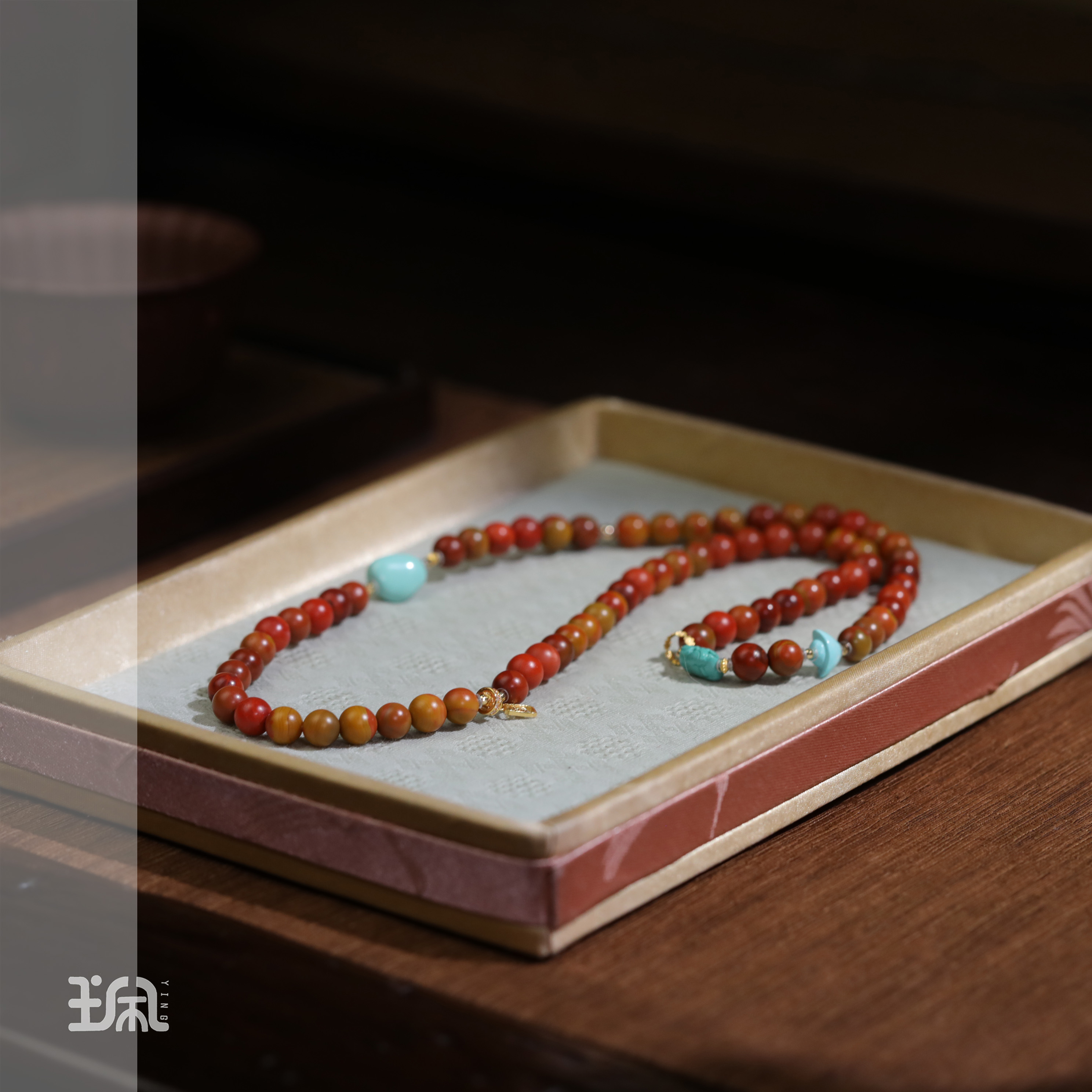 霜华|南红*手串*18K金镶嵌XYC25030318多样性发其一