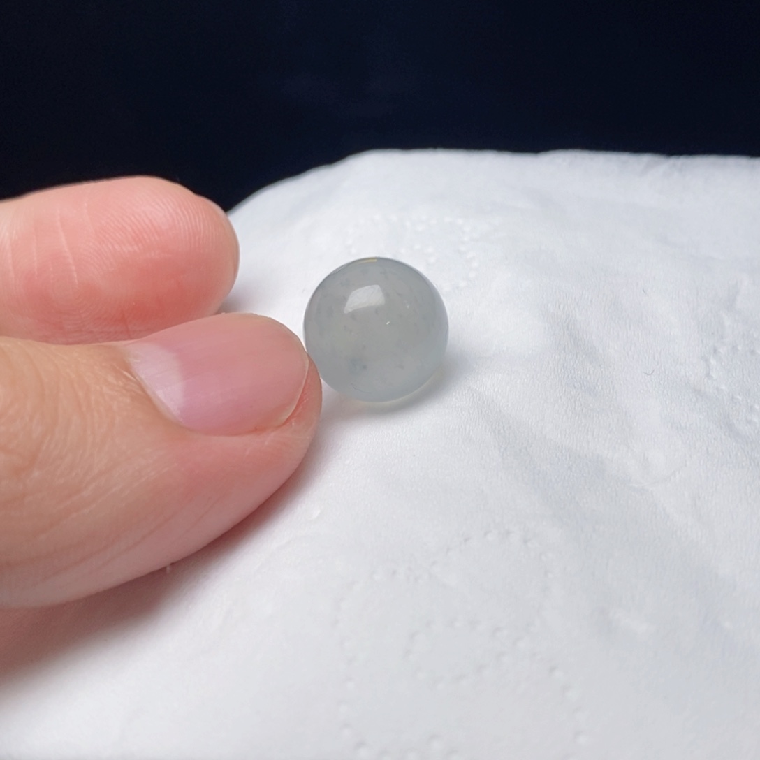 定制翡翠未镶嵌雪花棉猪猪