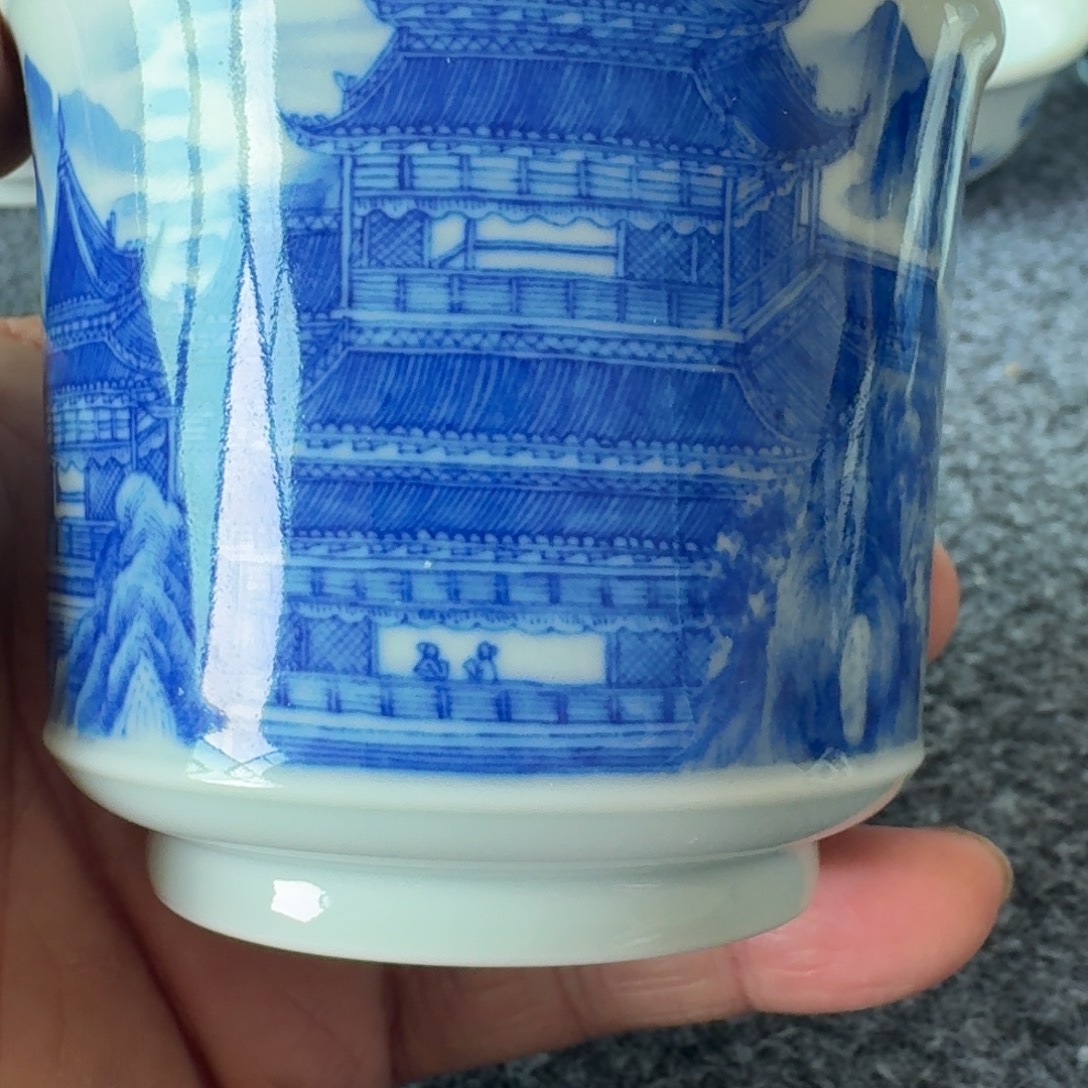 了***凡现代景德镇陶瓷手绘茶具