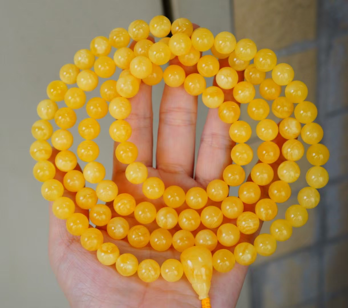 （已出）精品焦皮料满蜡鸡油黄108，蜡质浓郁10mm