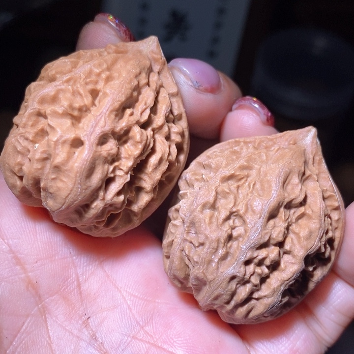 文玩核桃把件东北野生楸子小美55