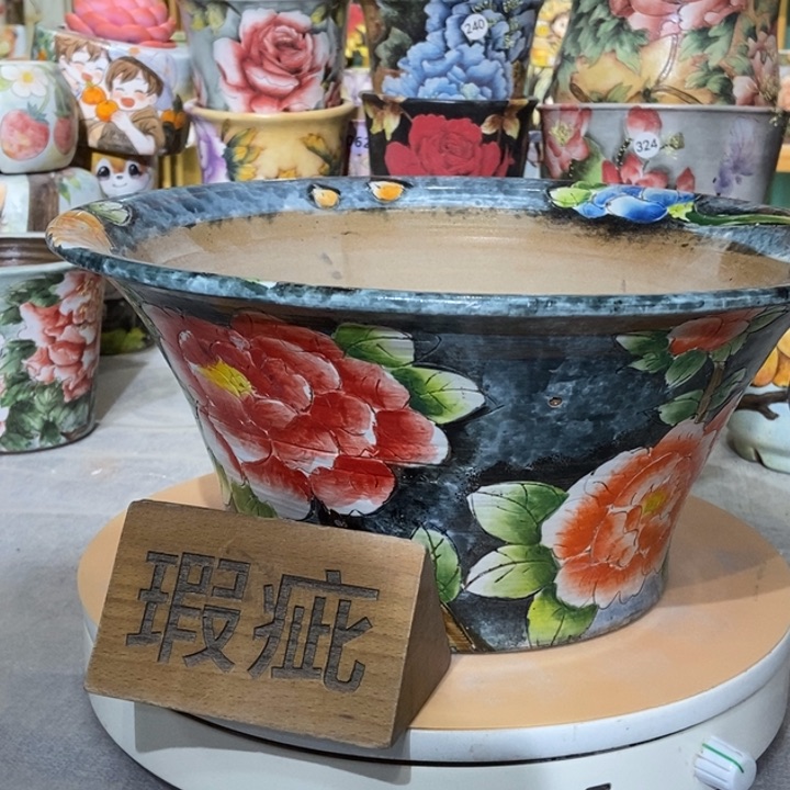 红陶景德镇艺术手绘作品