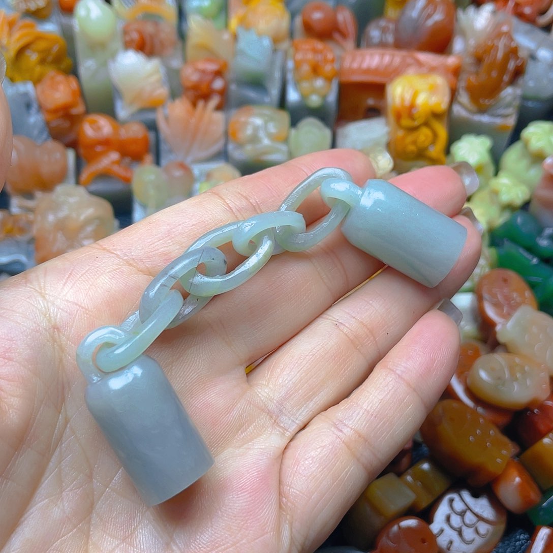 青田石印石纯手工