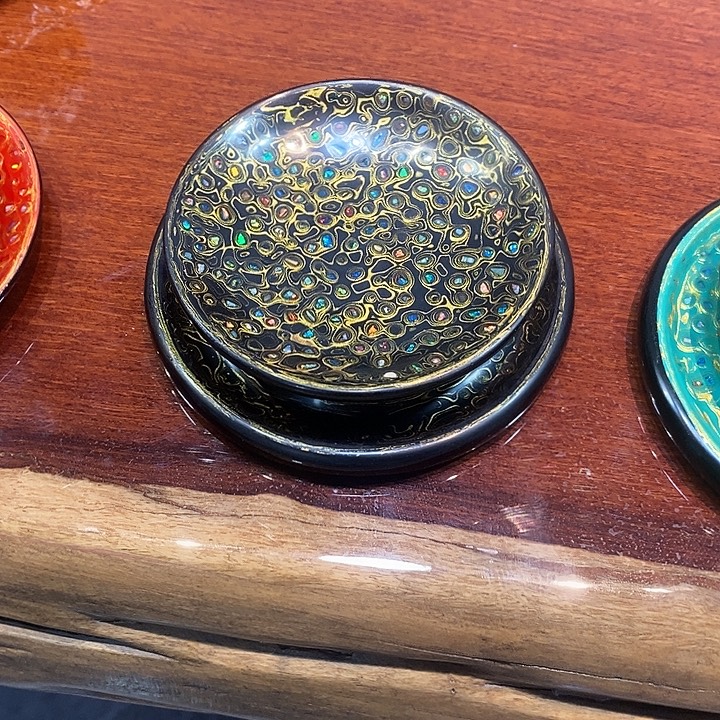 茶室空间茶桌茶盘茶托