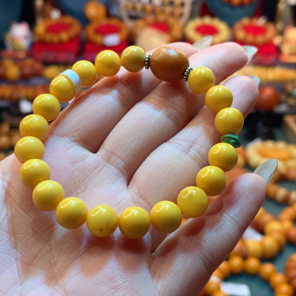 【闪购商品】蜜蜡手串未镶嵌蜜蜡手串