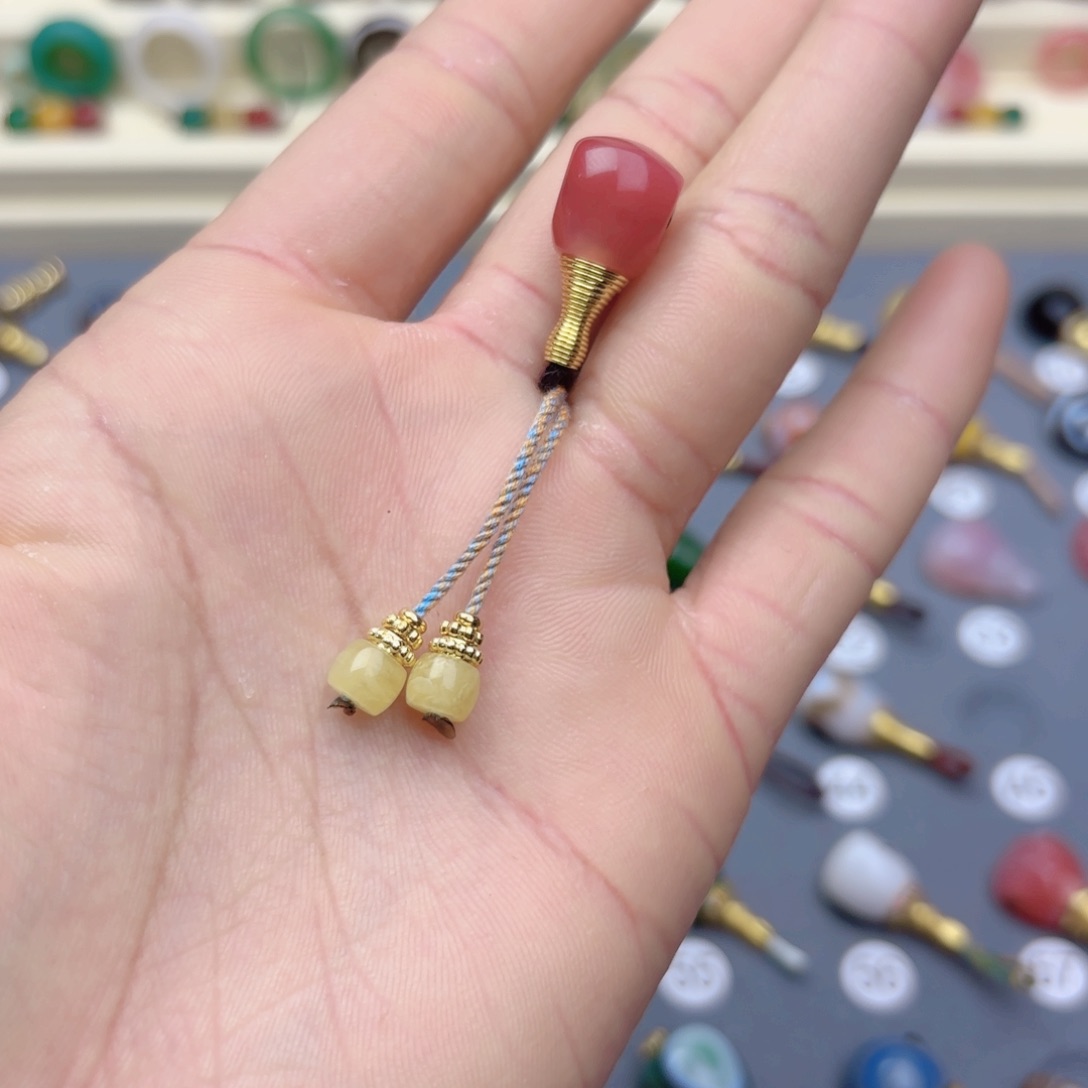 玛瑙/玉髓隔珠未镶嵌