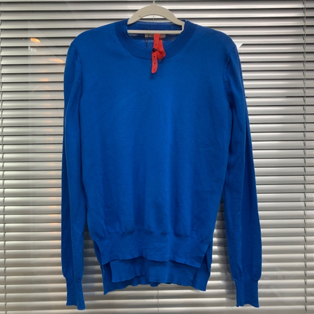 99新 Celine/思琳 蓝色针织衫/S码/H00050