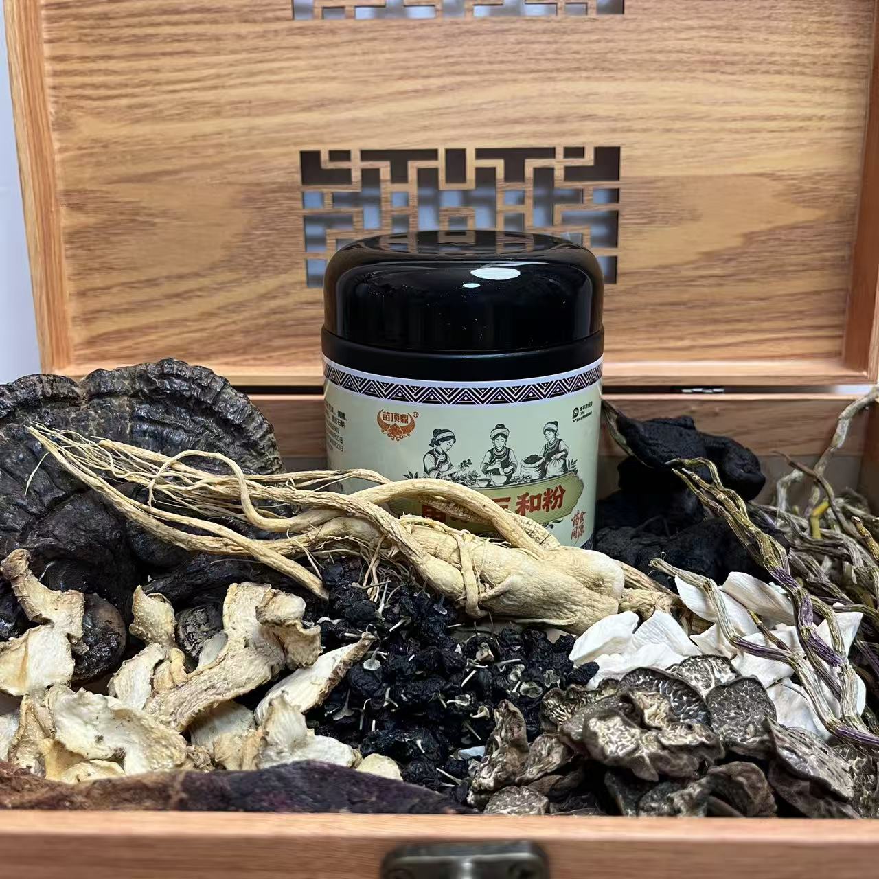  苗师姐苗家三和粉植物食补粉300克