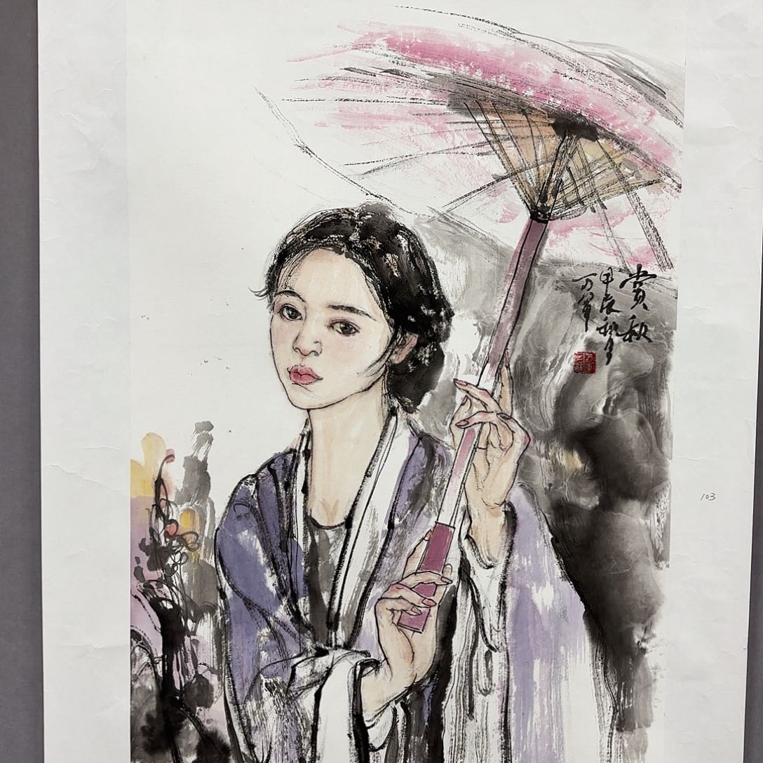 国画国画纯手绘作品请放心去藏