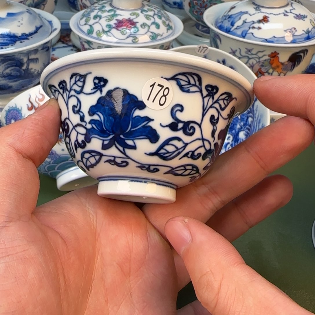 彦祖纯手工手绘茶具178