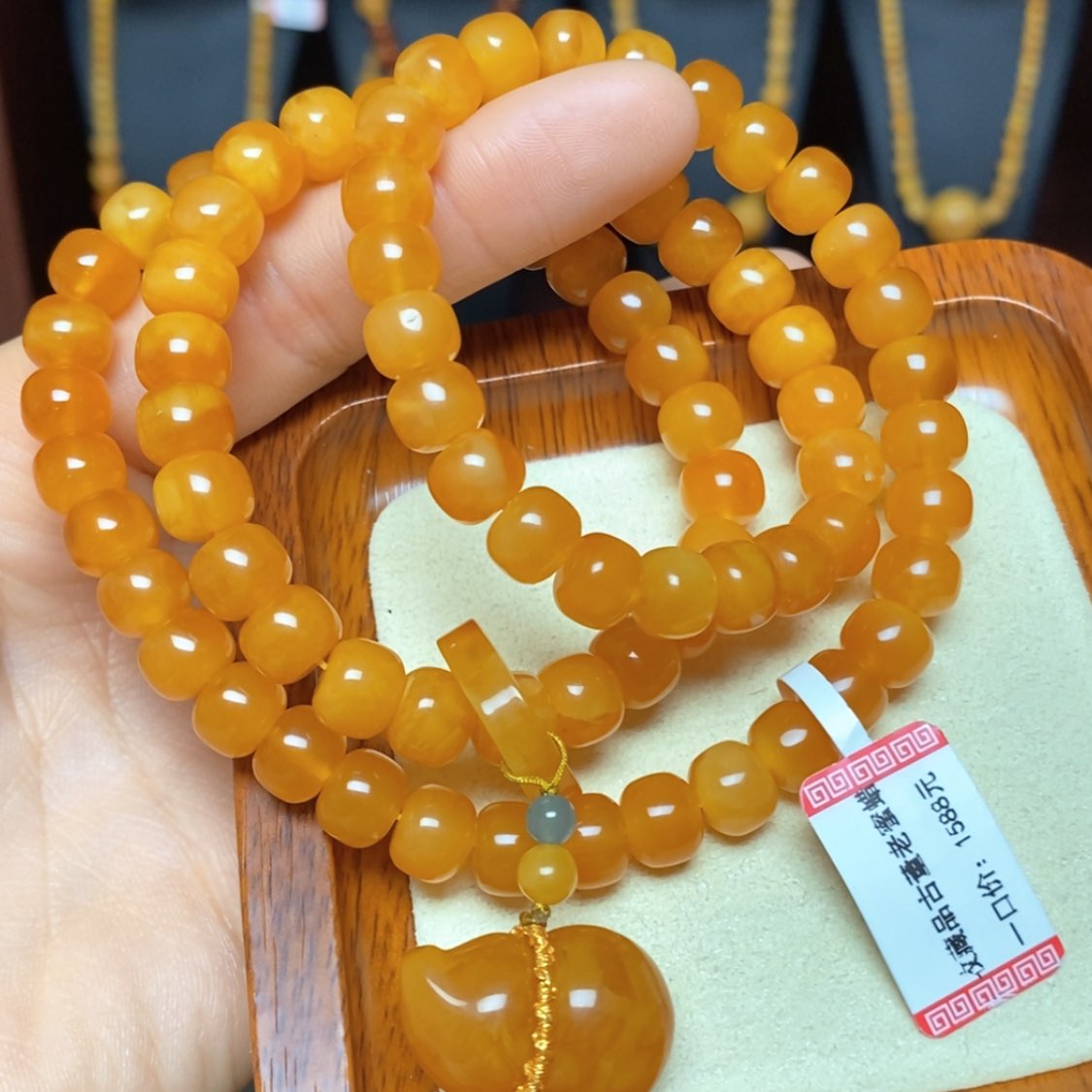 【闪购商品】蜜蜡手链未镶嵌手串