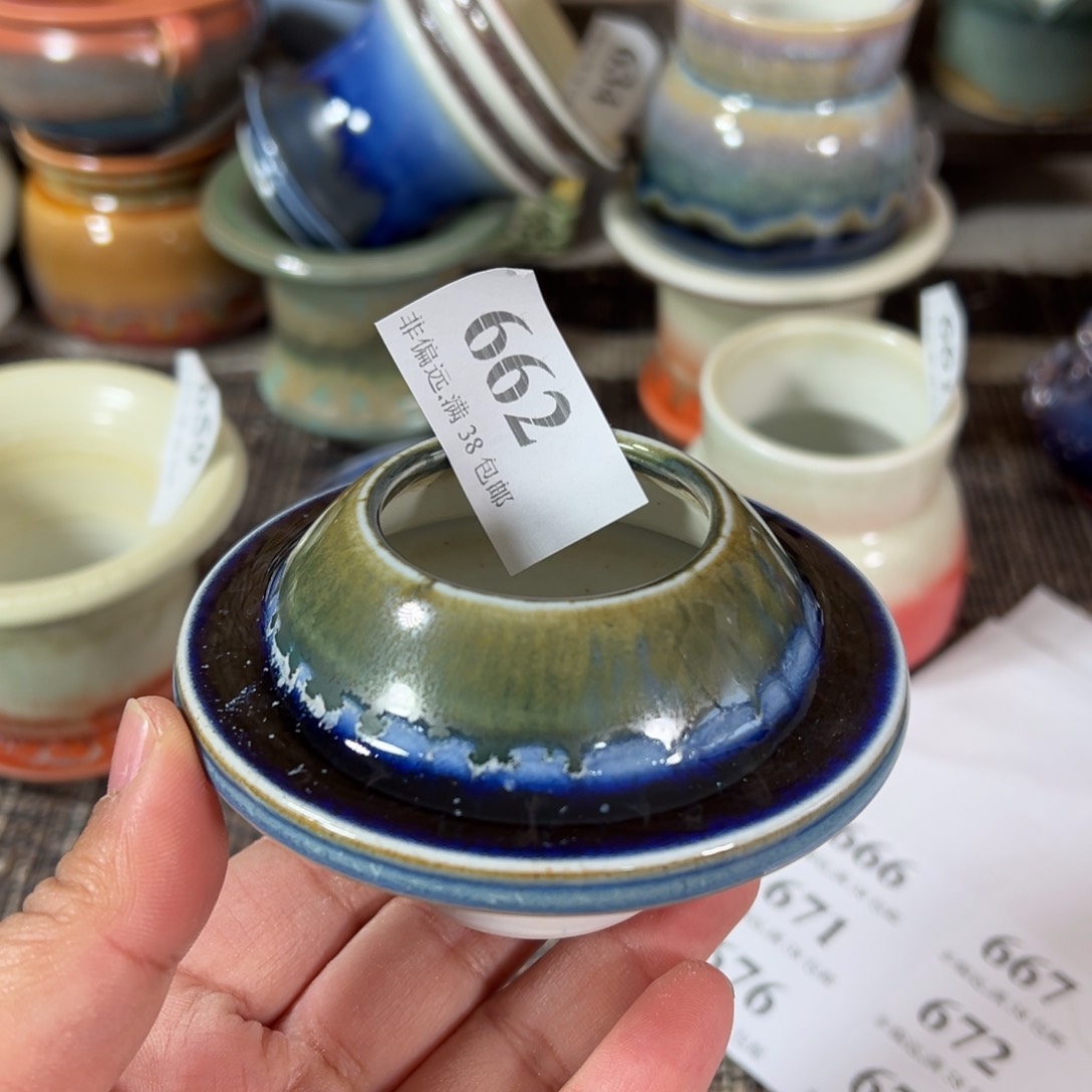 红陶景德镇手工花盆