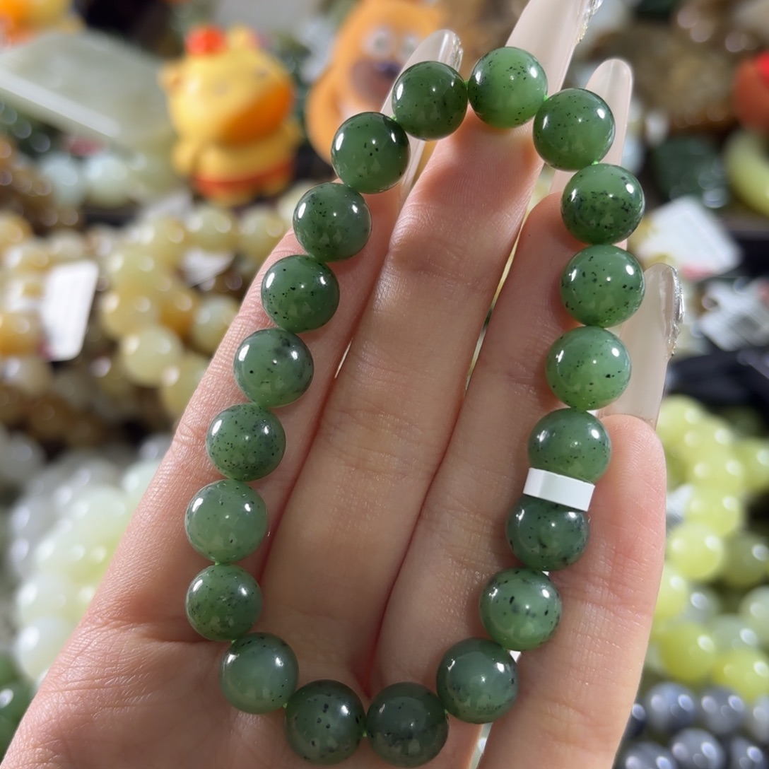 和田玉未镶嵌手链116