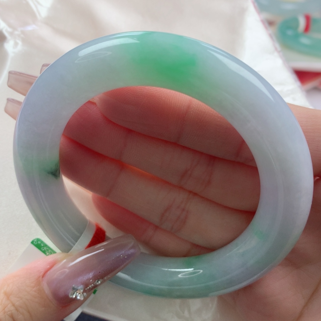 未镶嵌手镯翡翠缅甸天然翡翠A货54