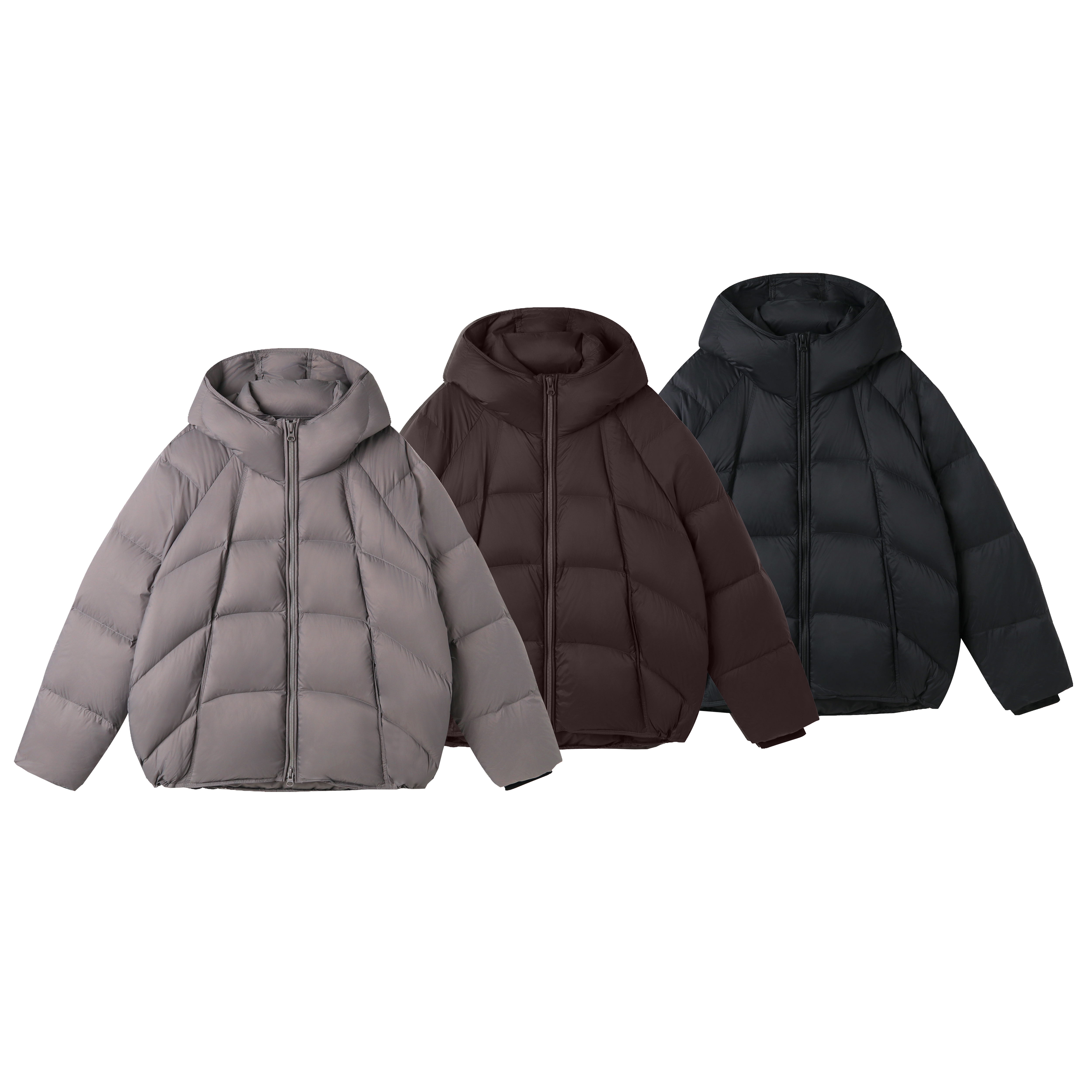 “云朵泡芙”高充绒量90白鸭绒羽绒服轻盈蓬松面包服外套男女同款