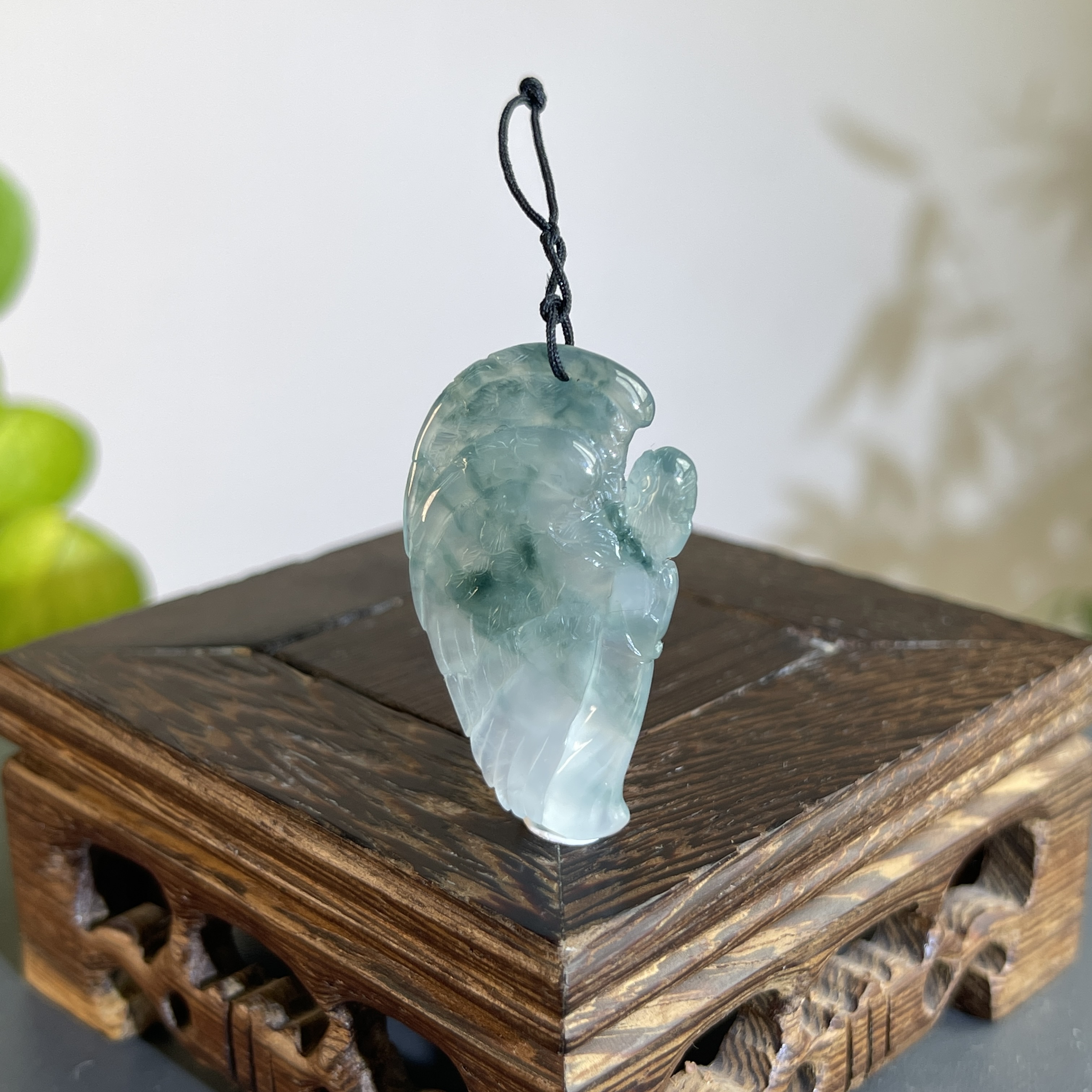 JXB10-128  天然缅甸A货翡翠  天使