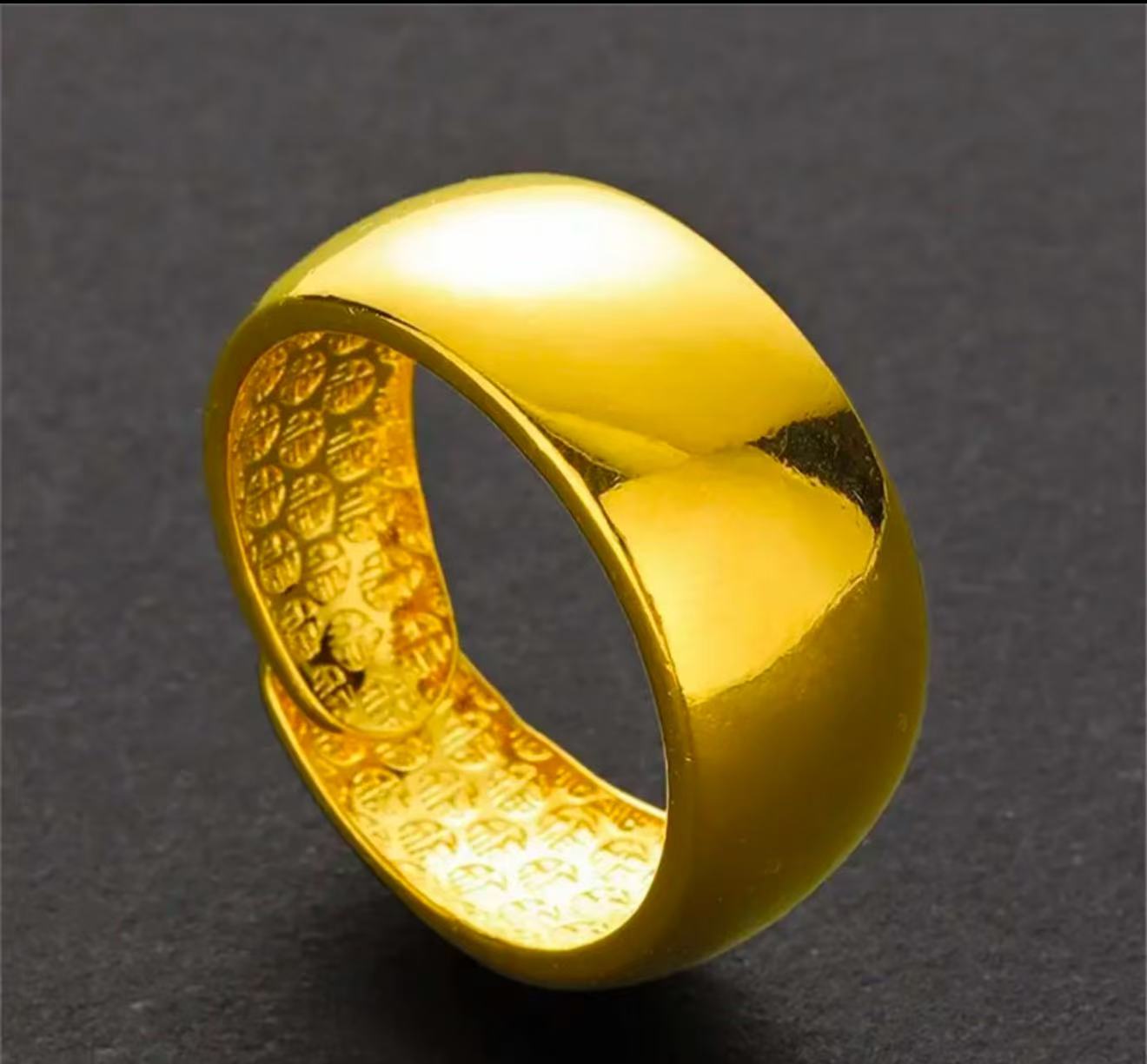    开口大光面戒指