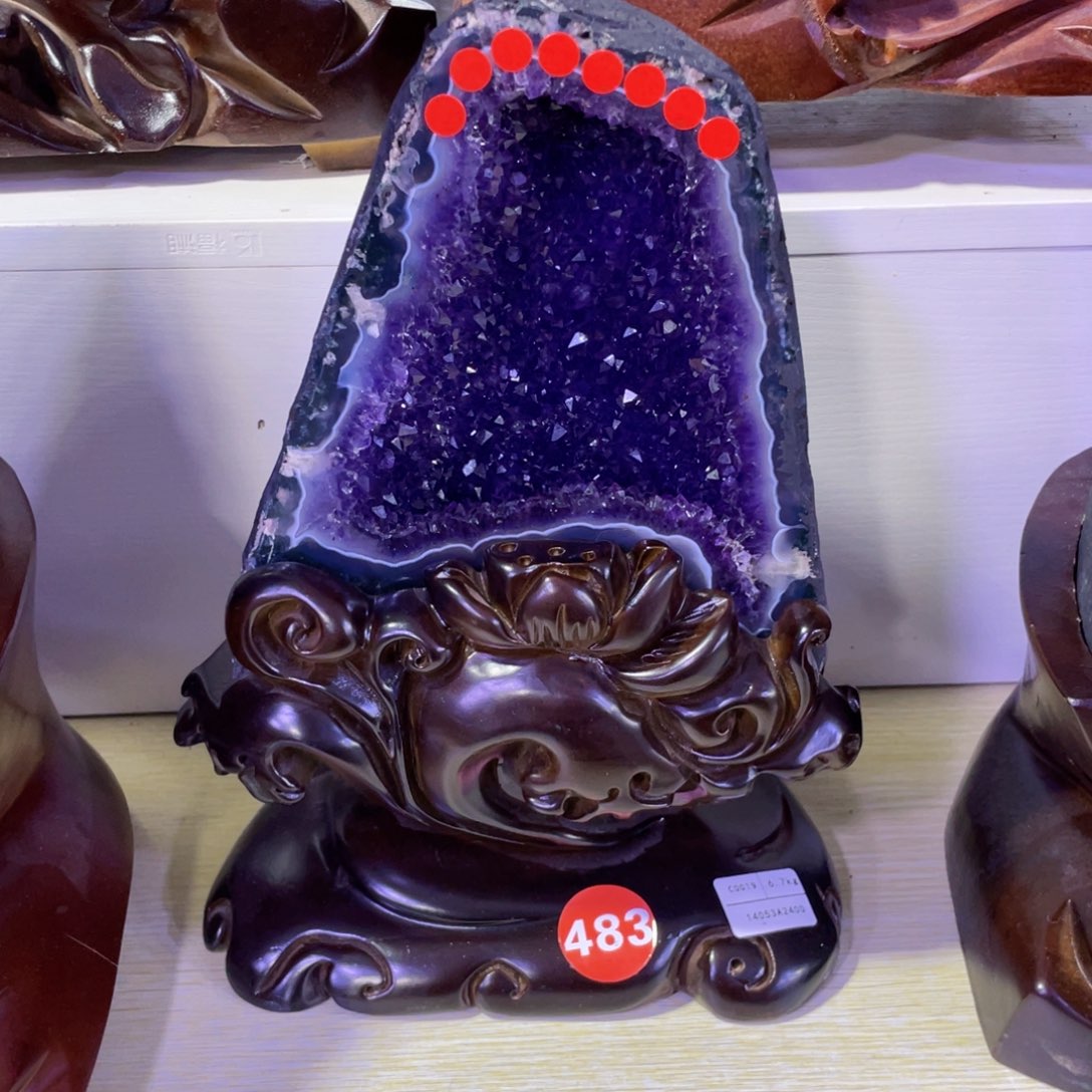 乌拉圭紫水晶摆件