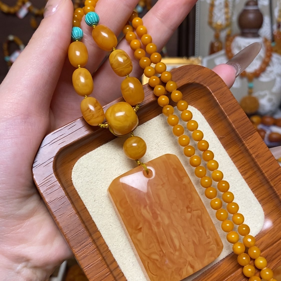 【闪购商品】手链蜜蜡未镶嵌项链