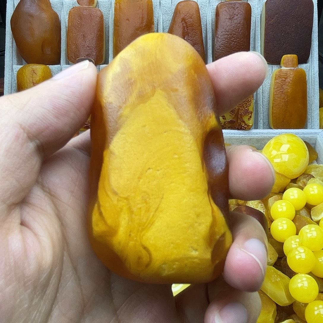 定制蜜蜡未镶嵌天然蜜蜡