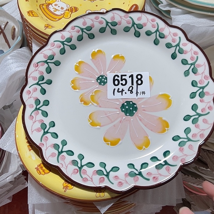 瓷外贸陶瓷微瑕6518