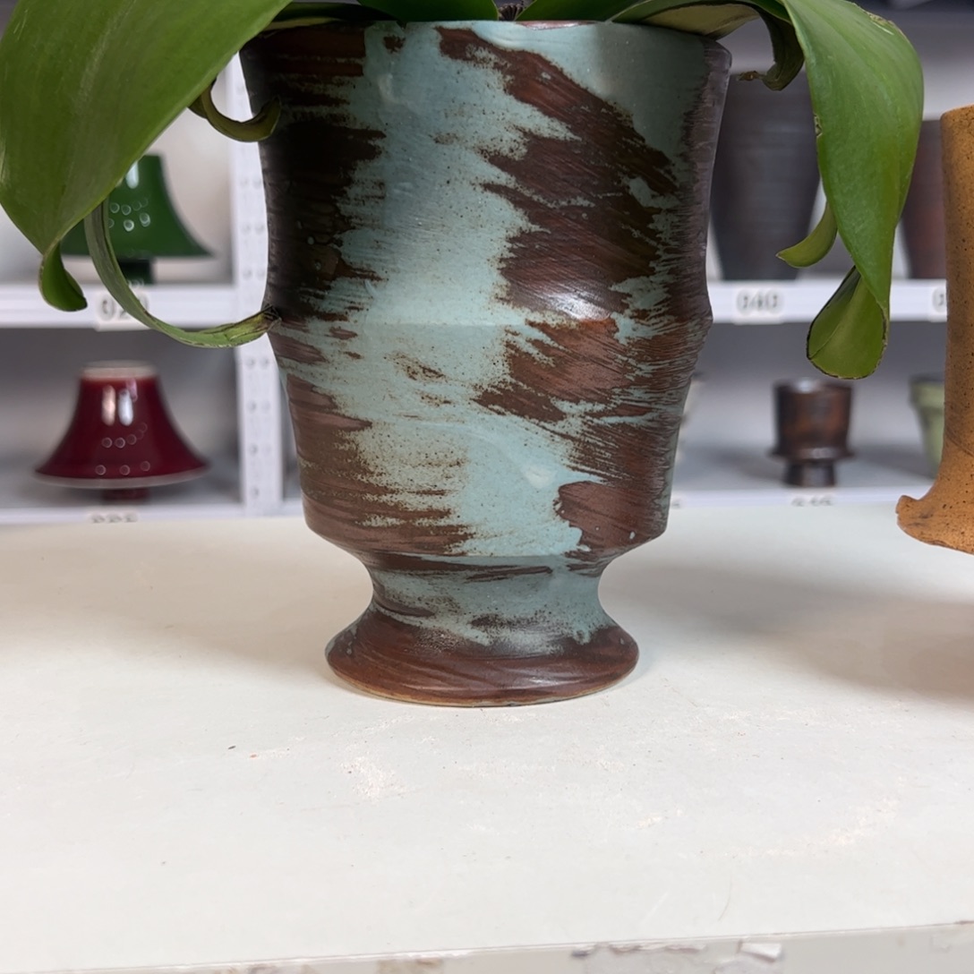 S***拉景德镇手工花盆有孔