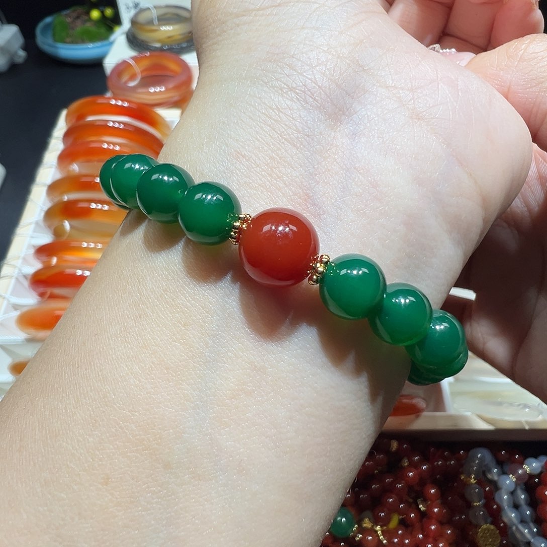 玛瑙/玉髓手链未镶嵌