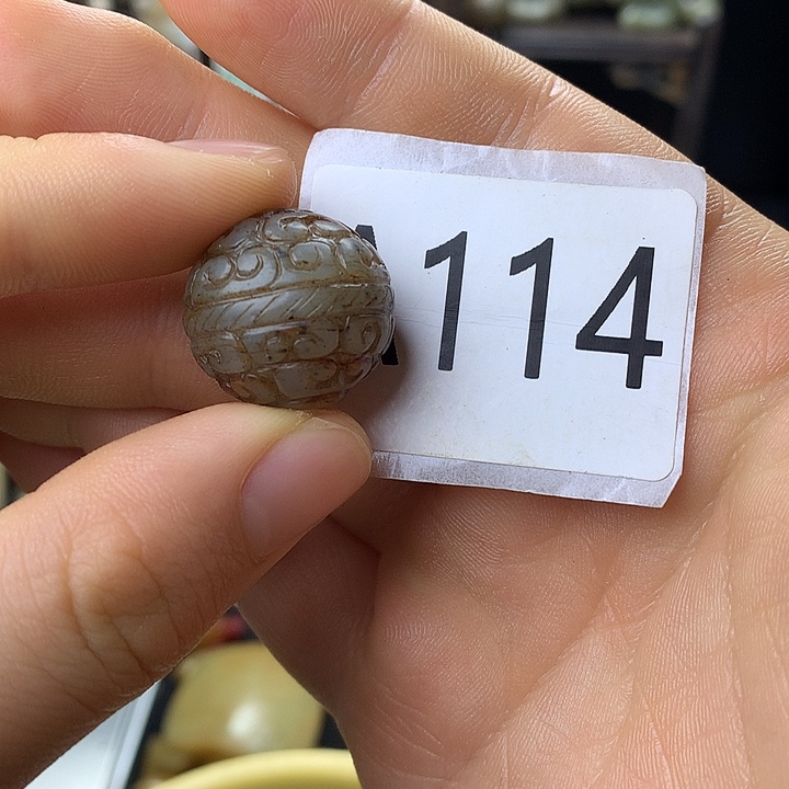 和田玉银S925镀金镶嵌颈饰