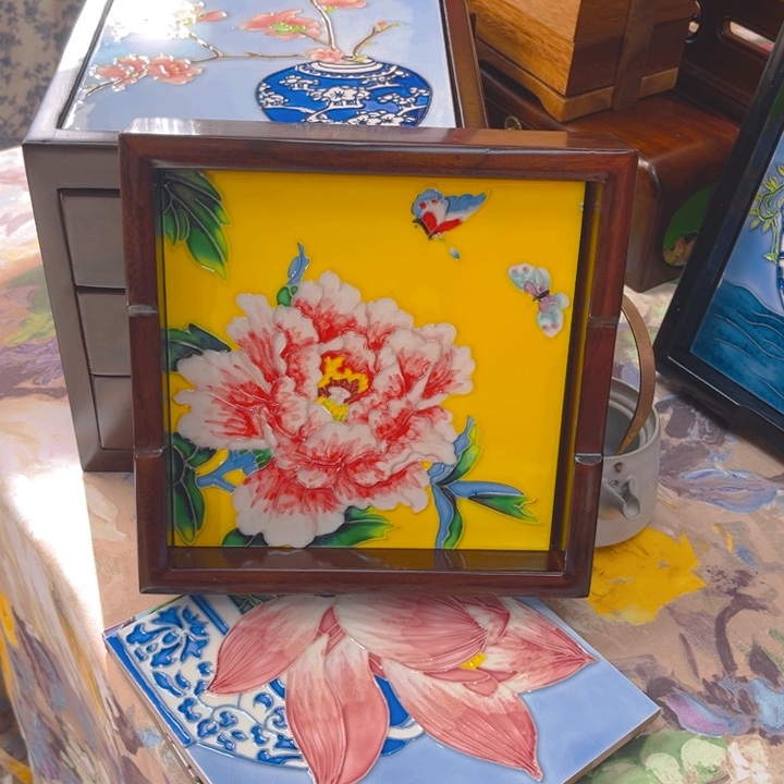 啊****加大款瓷板画艺术作品