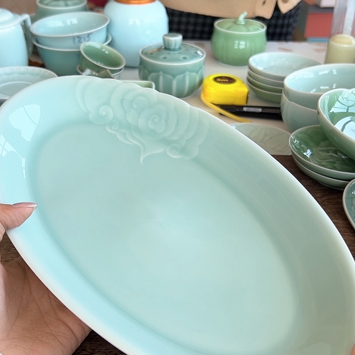 小米茶器龙泉青瓷