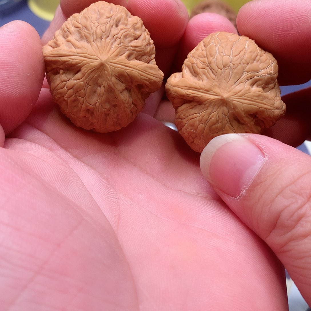 文玩核桃把件35铁锤