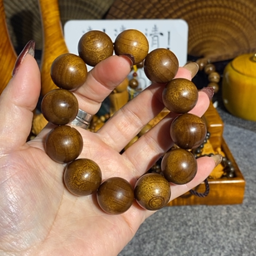 【闪购商品】香榧木金丝楠木手把件