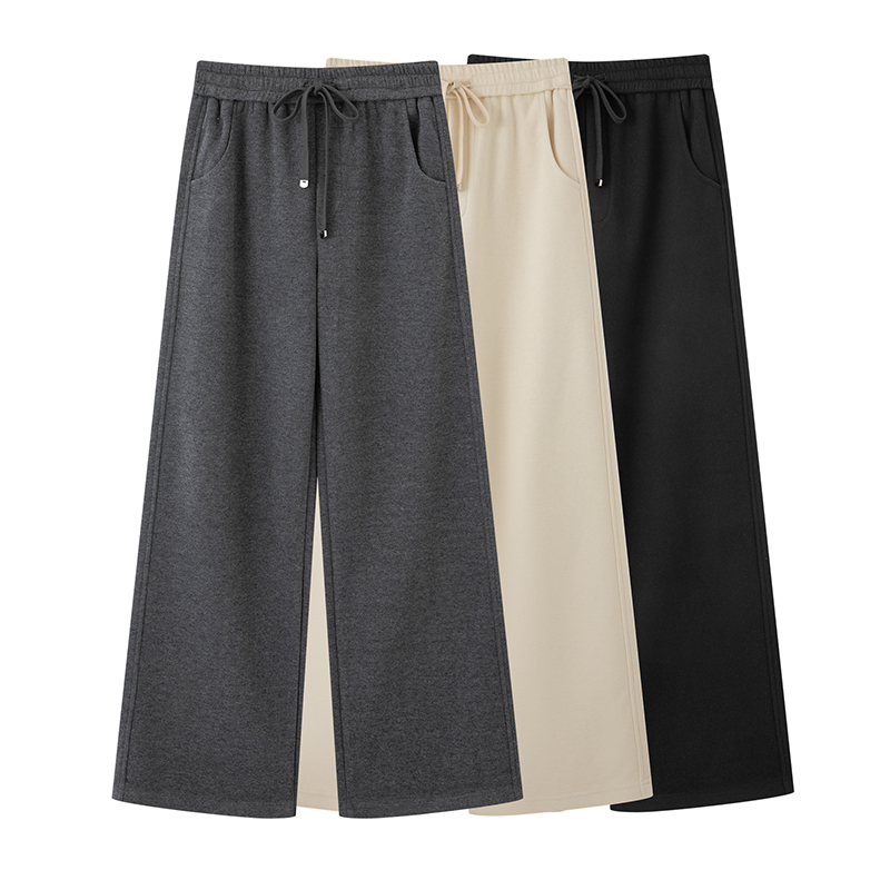 M-神裤休闲裤女2025冬季新款一条过冬阔腿长裤子2551/2552/2553