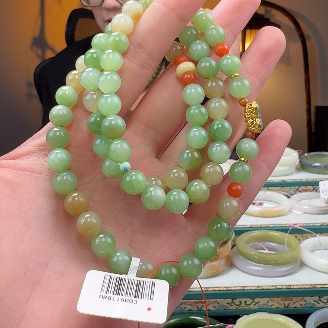 和田玉手串未镶嵌