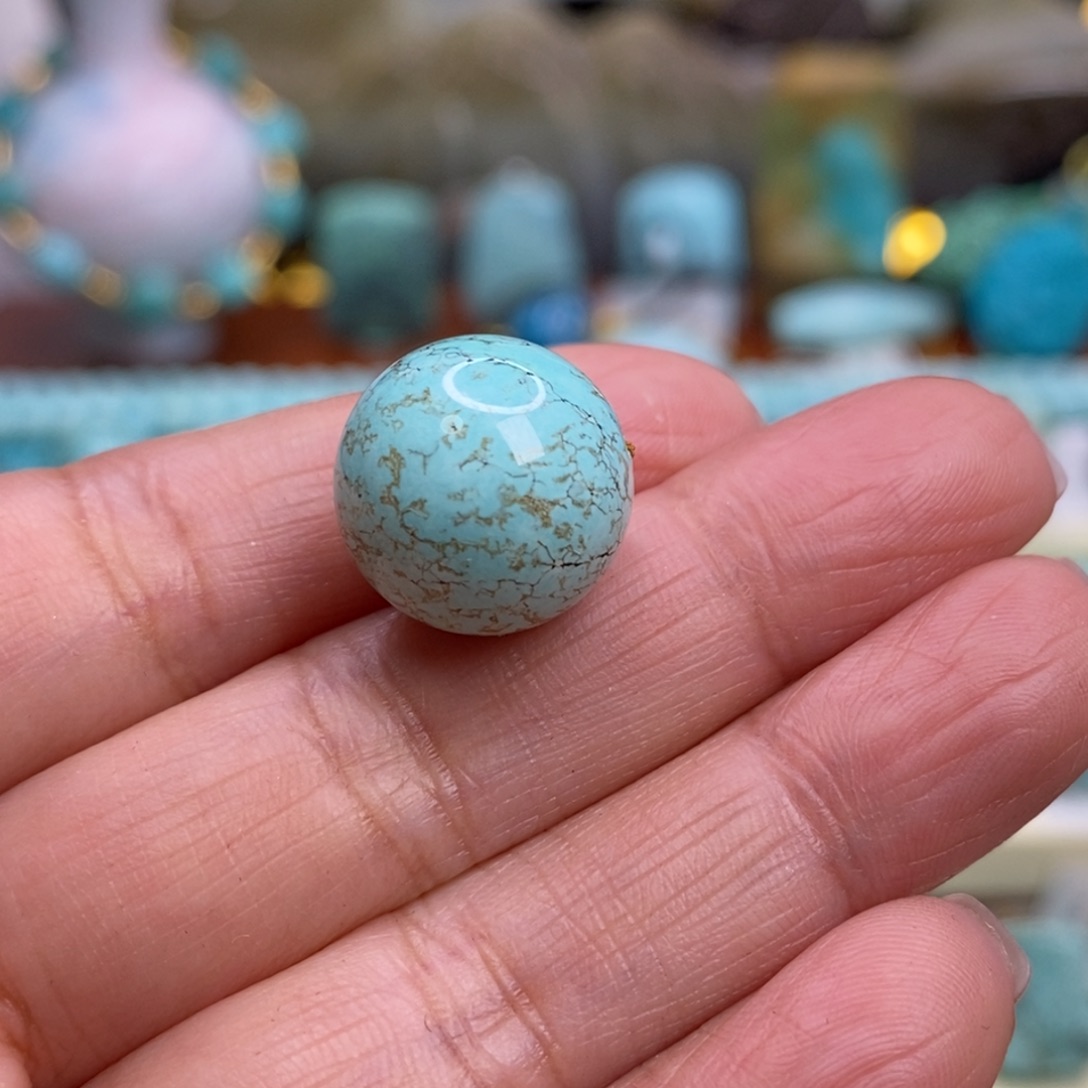 绿松石未镶嵌珠宝奇石14.4