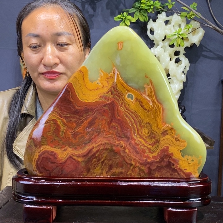 石材精品古青石摆件