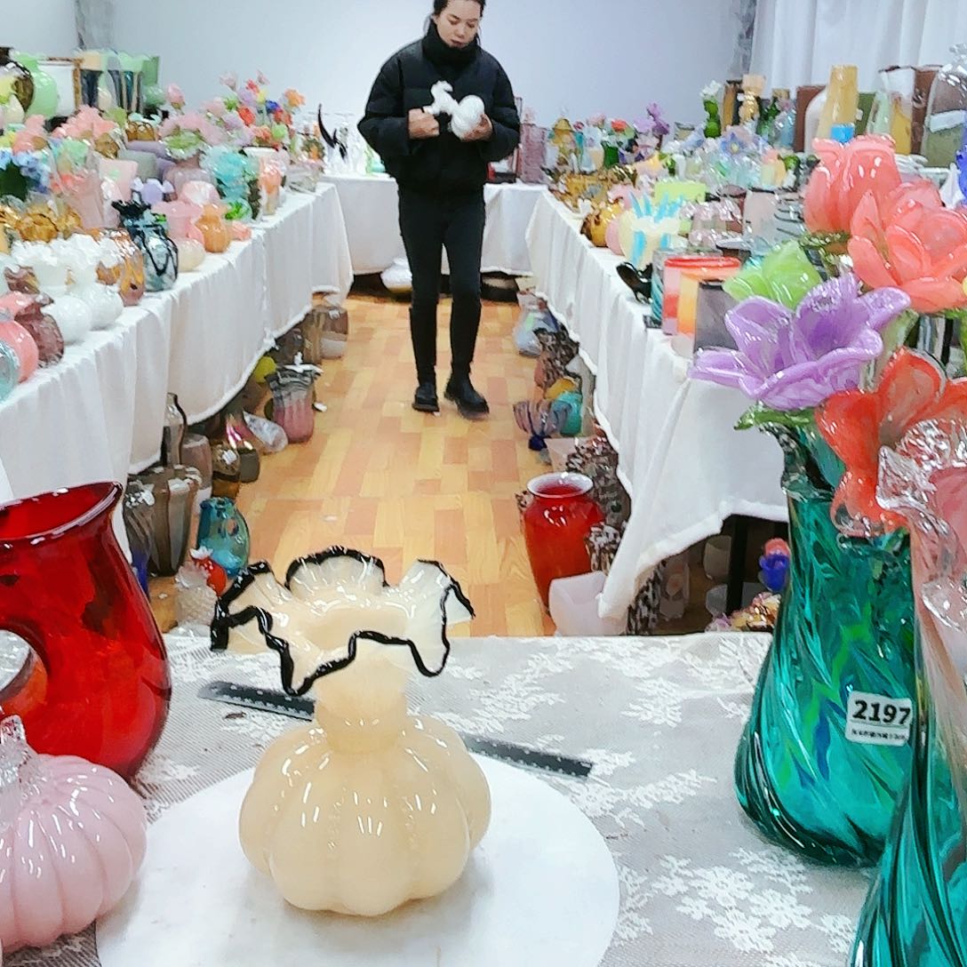 福利不退不退琉璃花瓶艺术品